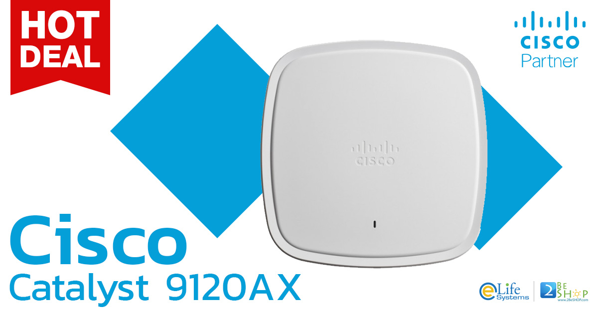 ช้อป [C9120AXIEWCS] Cisco Catalyst 9120AX ราคาถูก ซื้อออนไลน์ที่นี่